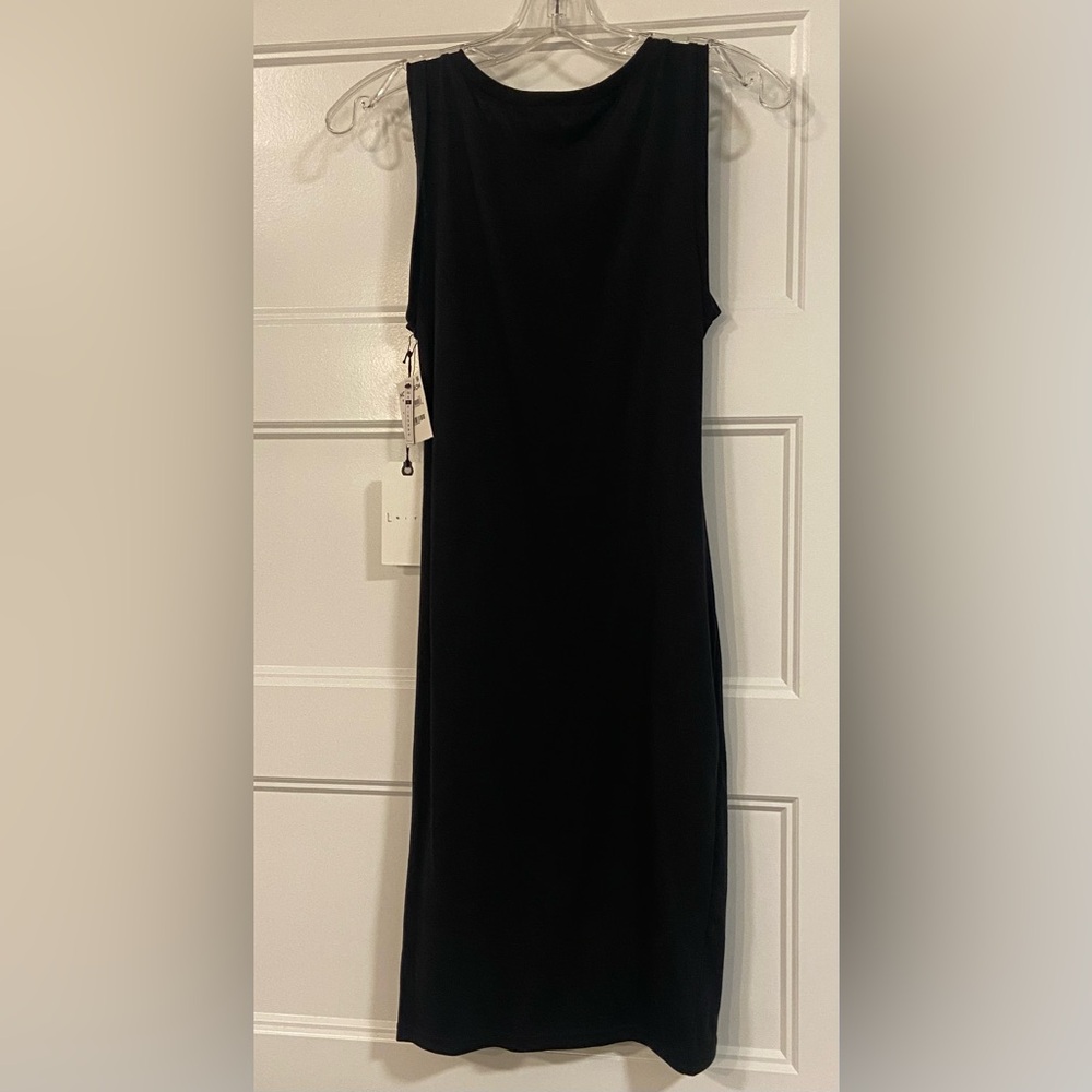 Nordstrom Leith Black Dress, NWT, small - Picture 3 of 8